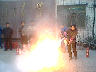 石家庄市永春书画装裱机厂防火救火预警演练