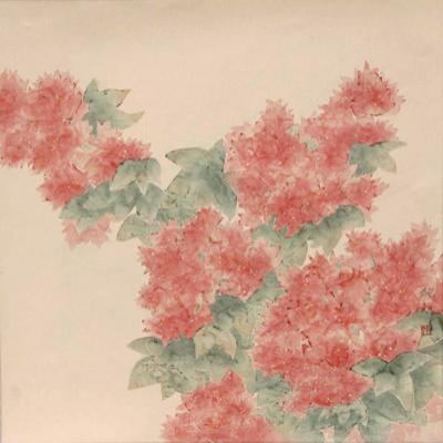 宁静 淡雅 清逸 脱俗——读倪纯如的没骨花卉